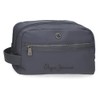 Pepe Jeans Corin Toiletry Bag Grey 26x16x12cm Polyester and PU