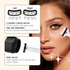 GEMERRY Lower Lash Stamp with Ink Waterproof& Long Lasting Bottom