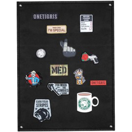 OneTigris Military Patch Holder Board Paste Board Hobby Black