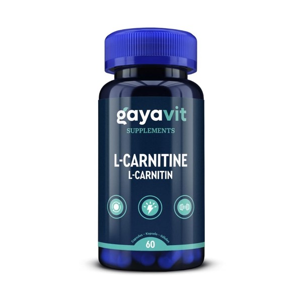 L-Carnitine - 60 Capsules - Dailyvit - Endurance - Recovery After Training - Energy from Fats - Delays the Effect of Fatigue - High Quality - Vegan