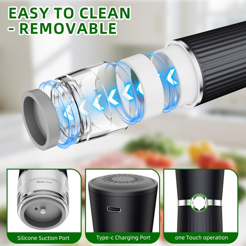 Vacuum Sealer for Food, Handheld Saver Compact Vacuum Sealer Machine