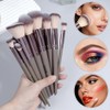 Maange Pcs Brochas Maquillaje Profesionales Estuche Base Facial Sintética Polvo