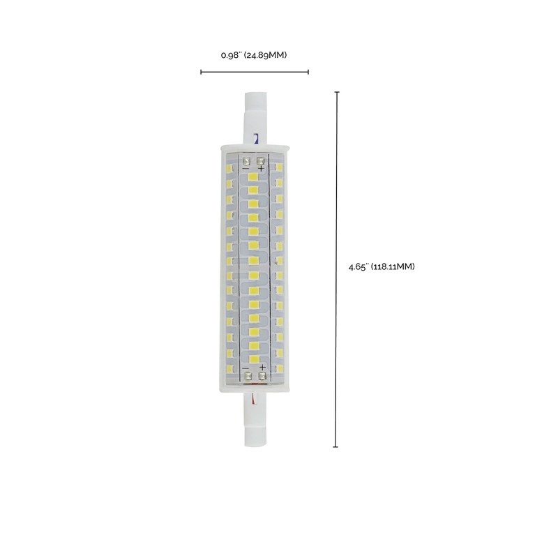 Satco (S11223) 10 Watts, Led Bulb J-Type T3 118Mm 120V