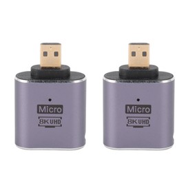 Mini DisplayPort to HDMI Adapter, 8K Mini DP (Thunderbolt) 1.4 to HDMI 2.1 Adapter, Compatibile with 8K 60Hz & 4K 120Hz, Plug and Play for Laptop, PC, Desktop