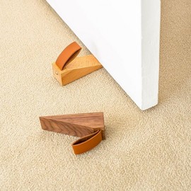 Door Stopper for Finger Pinch & Slam Prevention (2-Pack) Cushion Natural 2-Pack