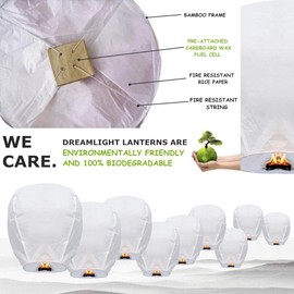 10 Pack Chinese Paper Lanterns to Release Memorial [an Unforgettable Memory] Paper Lanterns Decorations for Festival Blessings,Memorial,Funeral.