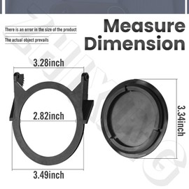 241688701 Dispenser Door Seal Flap & 241688401 Ice Chute Assembly Compatible with Fri-gidaire/Elec-trolux/Ken-more 25356524403 GS23HSZBW0 FRS6LF7JW6 GLRS234ZAW0