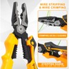 7-in-1 Linesman Pliers,9 inch Multipurpose Combination Pliers with Wire Stripper/Crimper/Cutter/Brake
