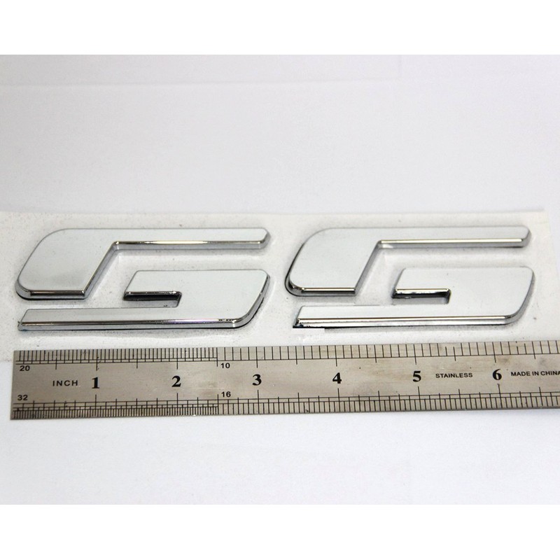 3pack OEM SS Emblems Badges 3D Logo Compatible with Silverado