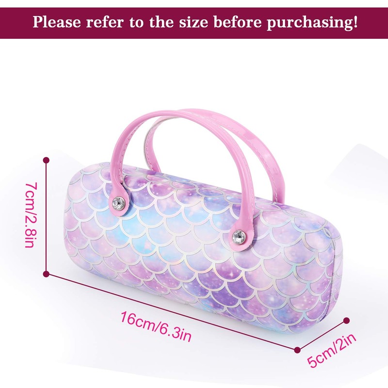 Hifot Hard Case for Glasses, purple