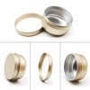 Wopanxye 10pcs 50ml Aluminum Tin Jars, Lip Balm Container, 50gram