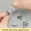 10 Pairs Magnetic Curtain Clips, Curtain Magnets Closures Prevent Light