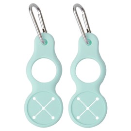 KOYOKOMA Plastic Bottle Holder Towel Holder Set of 2, Drink Towel Holder with Carabiner Included, For Outdoor Activities, Mountain Climbing, Camping, Leisure (Green)