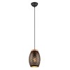 Reality Leuchten Bidar R31571080 Pendant Light Metal Black Matte /