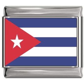 Cuba Flag Italian Charm
