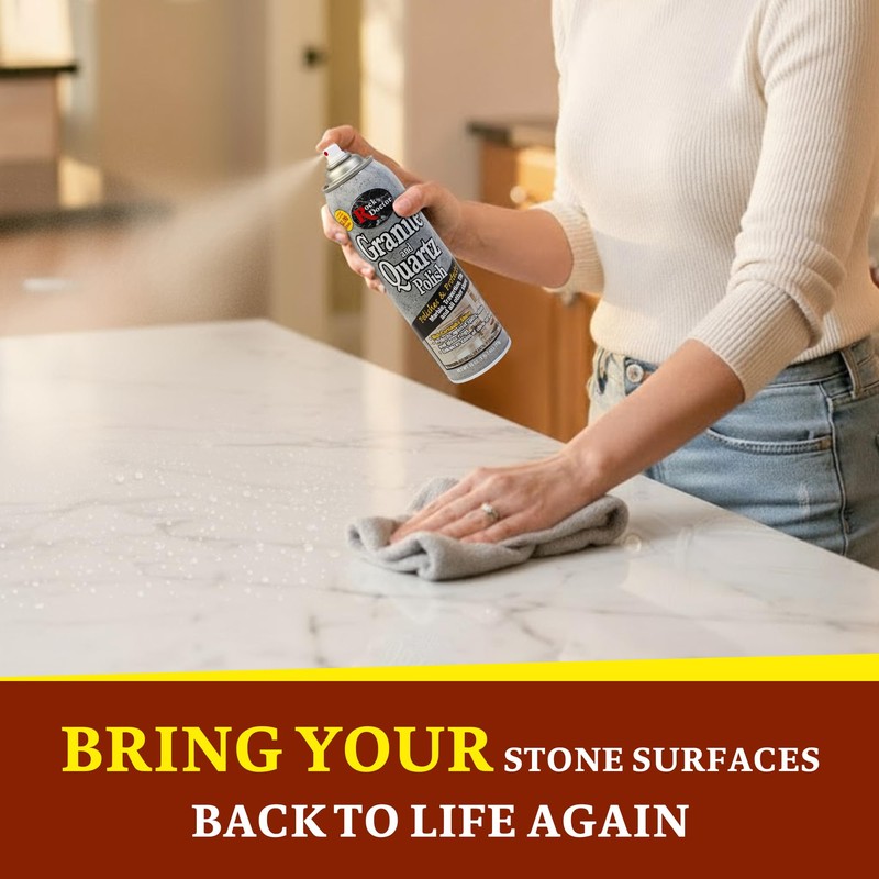 Rock Doctor Granite Polish Spray and Surface,18oz.Can Polish Tile, Marble,