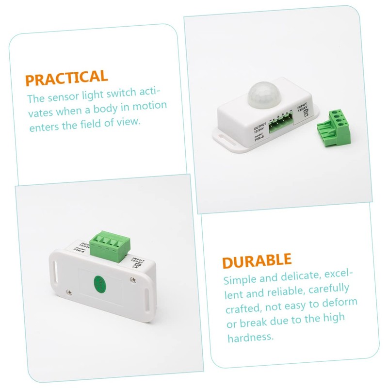 Operitacx 24 V Motion Sensor Light Switch Pir Controller DC