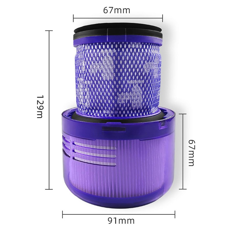 Sichler Haushaltsgeräte Dyson V11 Model Washable HEPA Filter Kit Cleaning