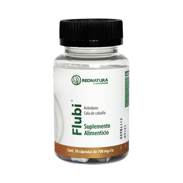 Rednatura Flubi Ayuda Las Vías Urinarias, Riñon 30 Caps Sabor