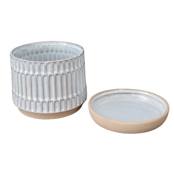 Findlavender Saloma Planter W/ Saucer