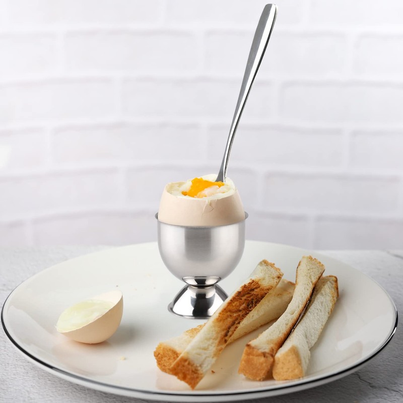Egg Spoons for Soft Boiled Eggs Stainless Steel 5.5 in