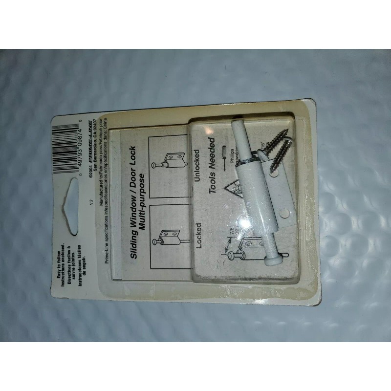 PRIMELINE U-9874 Defender Sliding Door Lock (New in Package)