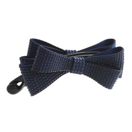 Vingtaine H7138-NY Studded Style Ribbon, Banana Clip, Basic, Adult, Cute, Easy Bundle, Hair Accessory