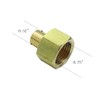 CDQBWKJGFJ 1 Piece 1/4 NPT Male x 1/2 NPT Female