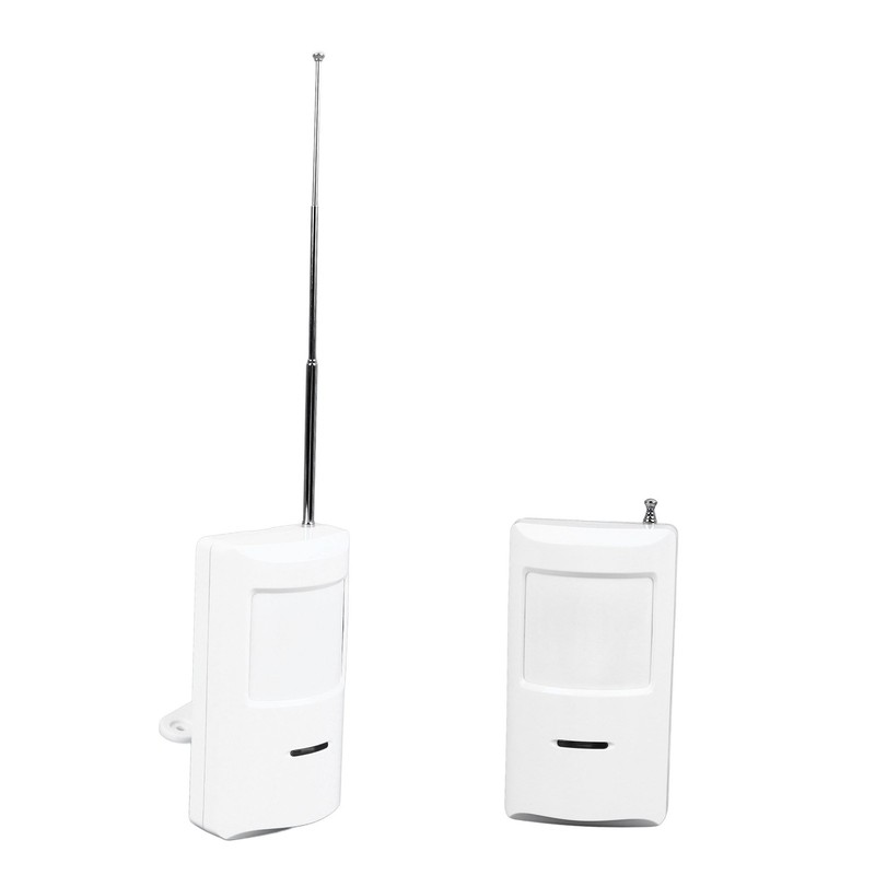 Infrared Intrusion Detector Wireless Wide Angle Long Distance IR Detection