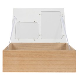 My Special Keepsakes Box with Photo Frame Lid | Baby Boy or Girl Keepsake Memory Box in Gender Neutral Colours with Cute Baby Elephant Design, Large Size (26 x 19 x 9cm)