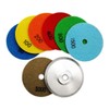 SHDIATOOL Dry Diamond Polishing Pads 7PCS Set Mixed Grits and