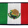 Stick Mexico Flag Embroidered Iron on/Sew on Patch
