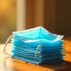 100PCS Blue Disposable Face Masks - 3-Ply Non-Woven Breathable &
