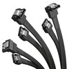 KabelDirekt 30cm 7-pin SATA 3 data cable 6 Gbit/s 90°