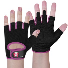 BORN TO WIN Weight Lifting Gloves for Men & Women – Comfortable Leather Gym Gloves with Wrist Support – Durable Grip Gloves for Weight Training, Fitness & Weightlifting Cycling Gloves