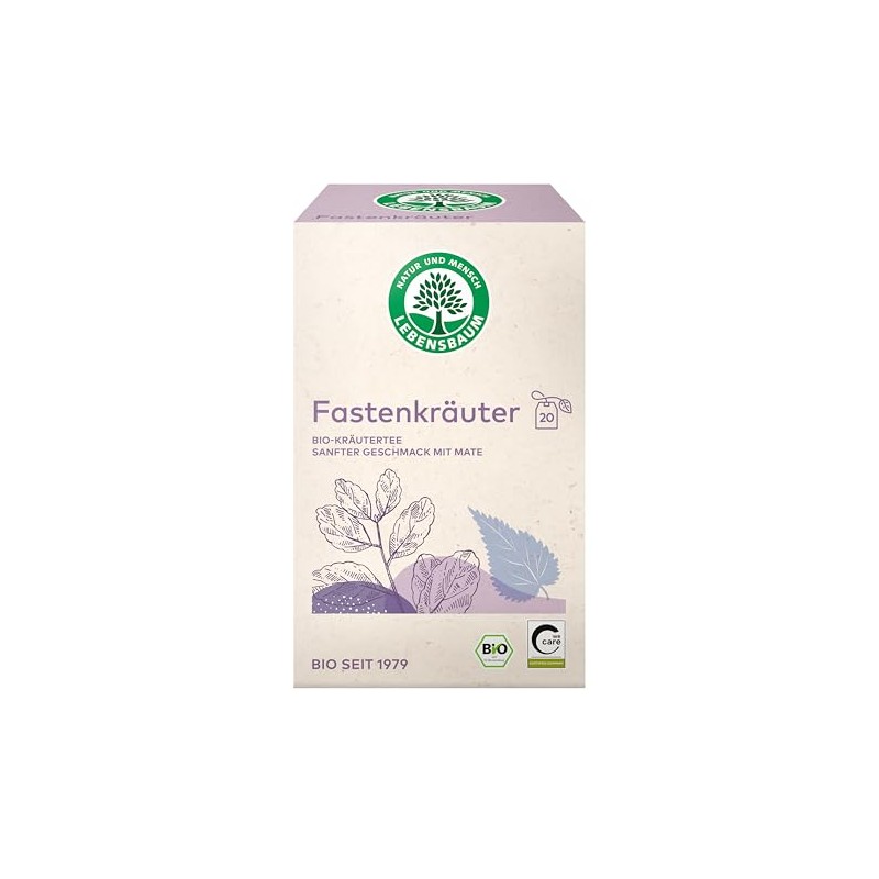 Lebensbaum Fasting Herbs, 20 Bags x 1.5 g Herbal Tea