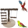 Bird Playground, Bird Play Stand, Bird Perch Natural Wood Birdcage