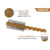 ANKITA Premium Quality Wooden Hair Brush(B20W) (Color May Vary)