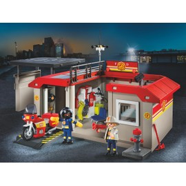 Playmobil Take Along Fire Station Playset
