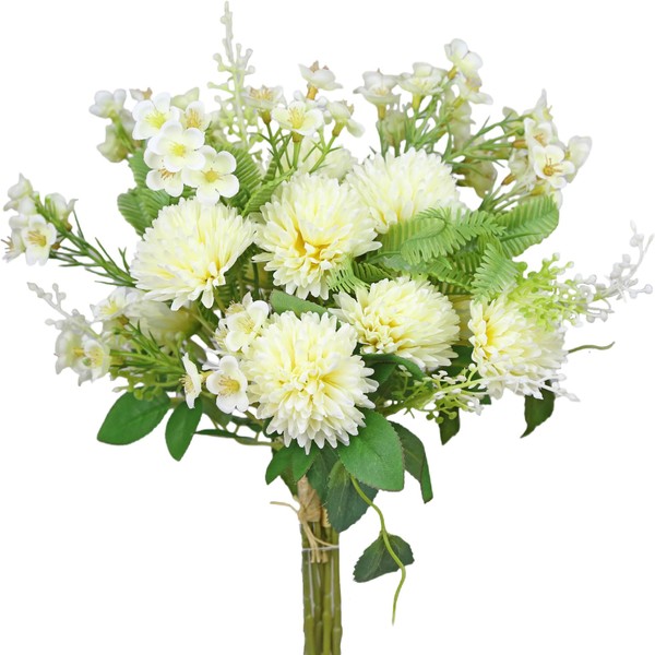 VIBILY Artificial Daisy Flowers Wildflowers Bouquet for Table Vase Decor,