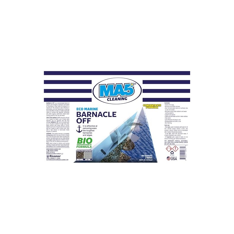 MA5x Eco-marine Barnacle Off | Barnacle Buster Remover and Cleaner