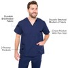 Dagacci Scrubs - Conjunto médico de uniforme médico para hombre,