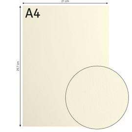Florence Cardstock Smooth - Coloured Card Making Supplies A4 - Beige - 10 Sheets - Coloured Paper for Scrapbooking, Card Making, Die Cutting and Paper Crafts - 216 GSM - Raffia