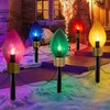 Novelty Lights 5 Light Jumbo LED C7 Multi Color Pathway