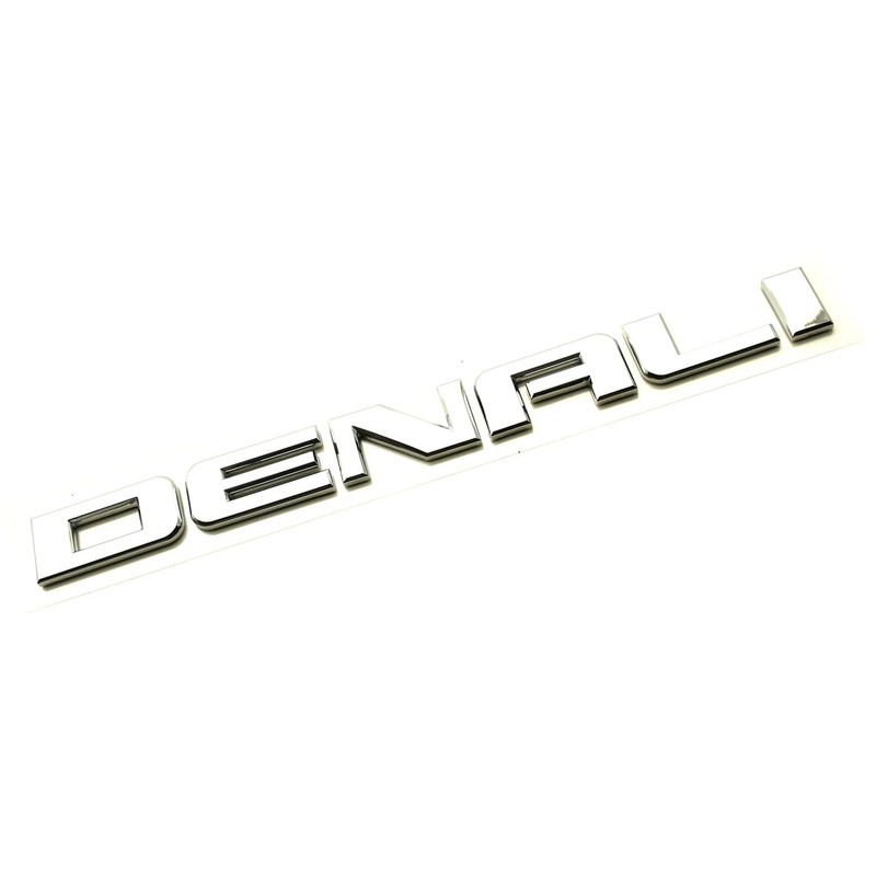 3pcs Denali Nameplate Emblems Badge Replacement for Gm 07-16 Yukon