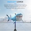 3D Holographic Projection Fan with 16.5in(42cm) 256 LED high-Definition Display,