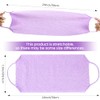 Toalla exfoliante de espalda de doble cara, 3 piezas, exfoliante