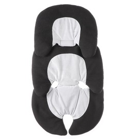Universal Baby Stroller Seat Cushion Infant Seat Insert Into Head Body Support Soft Comfortable Pushchair Seat Liner Warm and Thick-Filled Baby Safety Seat Cushion for Pram (Black and White)