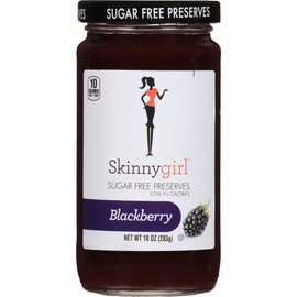 Skinnygirl Sugar Free Kosher Preserves, Blackberry, 10 Ounce (Pack of 6)