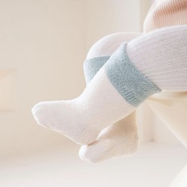 MOMSMENU Baby Socks Non Slip Toddler Sock Cotton Soft Unisex for Infant Kids Boys Girls 6 Pairs 6-12month